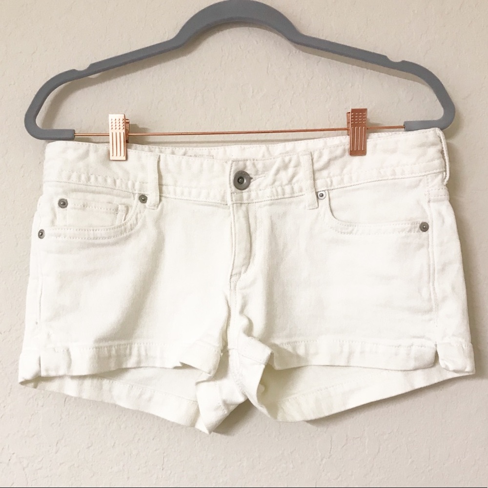 X2 White Denim Shorts W10 Stella